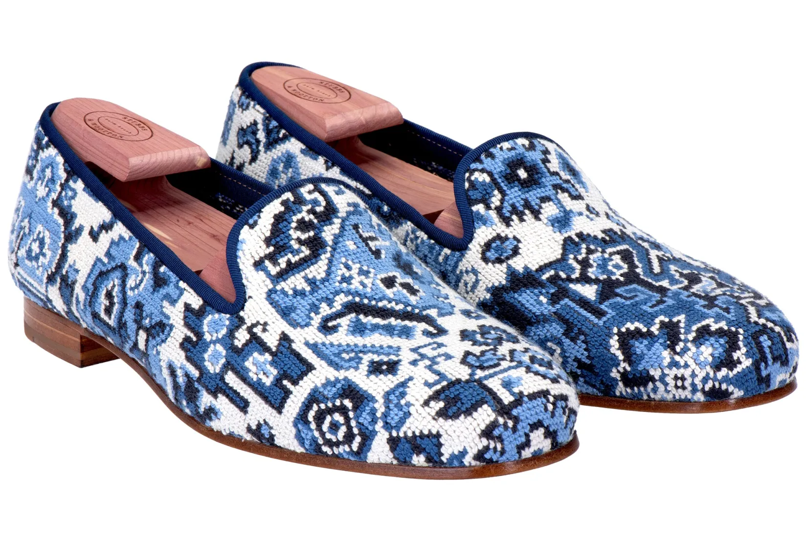 Women Stubbs & Wootton Heriz Needlepoint Slipper (Women)