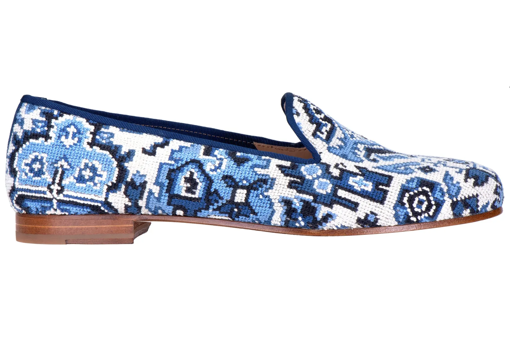 Women Stubbs & Wootton Heriz Needlepoint Slipper (Women)