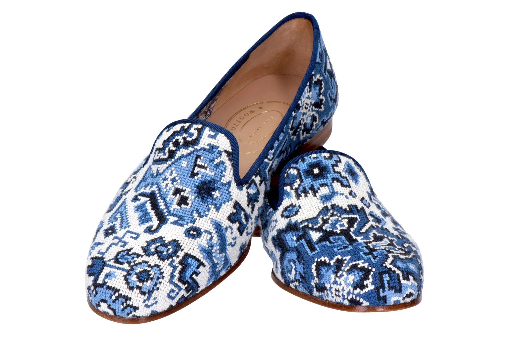 Women Stubbs & Wootton Heriz Needlepoint Slipper (Women)