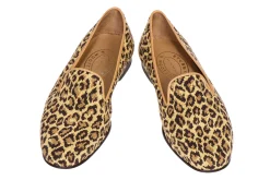 Women Stubbs & Wootton Jane Leopard Needlepoint (Narrow)