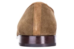 Stubbs & Wootton Khaki Suede Venetian (Men)