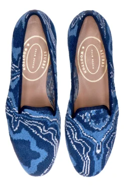 Stubbs & Wootton Lazurite Needlepoint Slipper (Men)