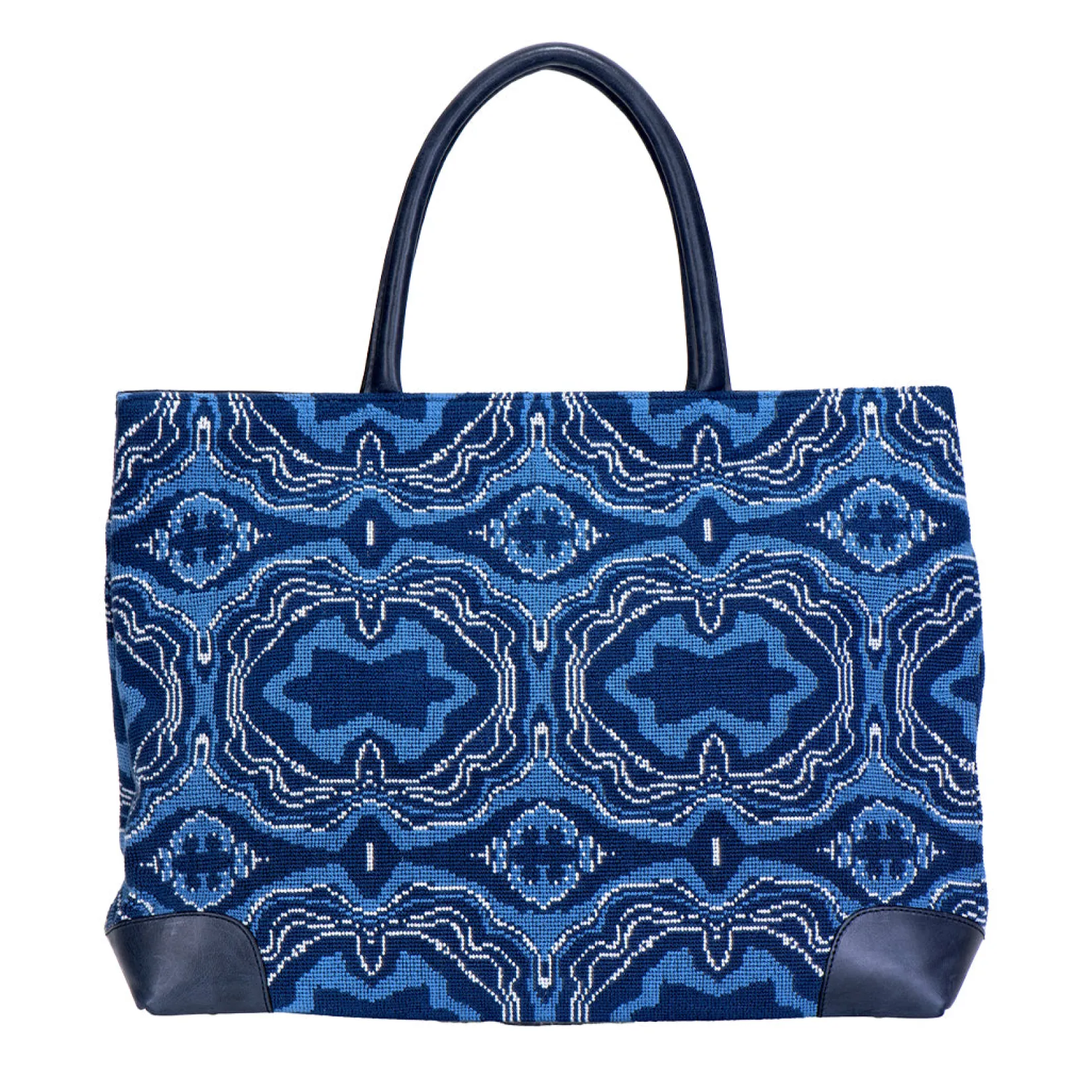 Stubbs & Wootton Lazurite Needlepoint Tote