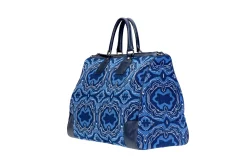 Stubbs & Wootton Lazurite Needlepoint Weekender