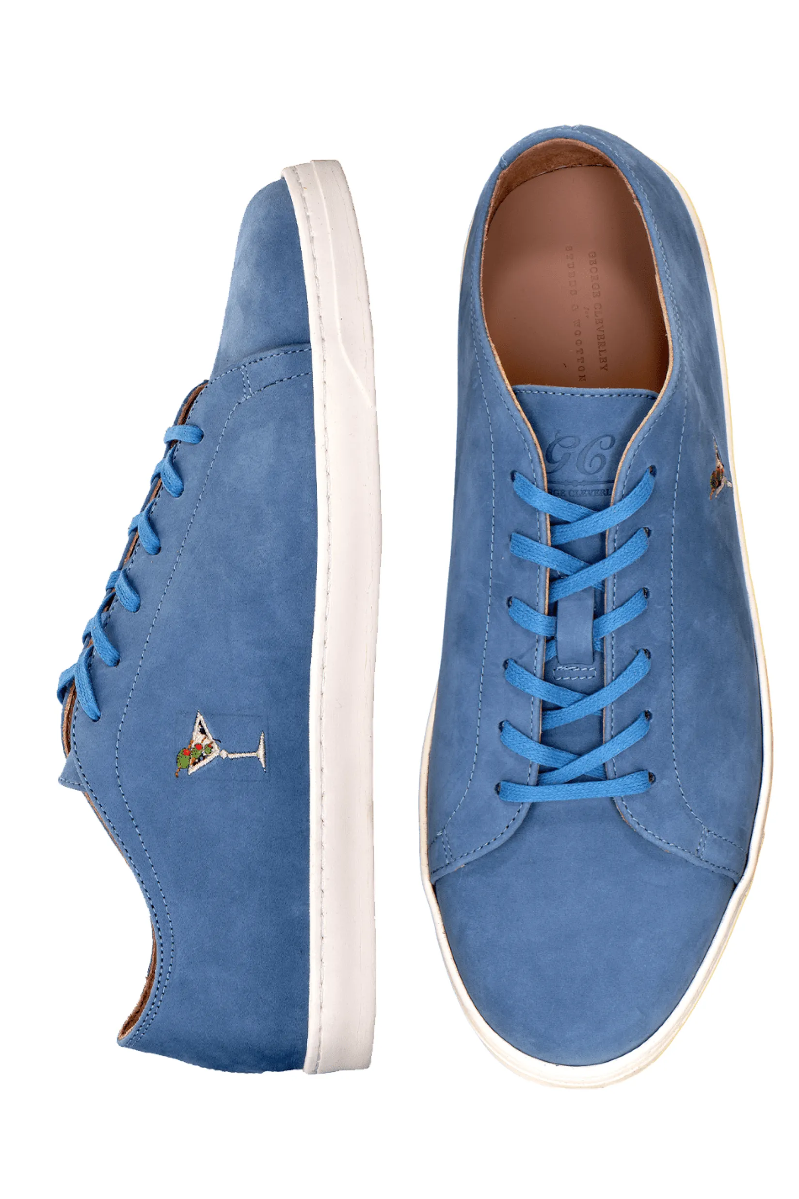 Stubbs & Wootton Martini Marine Suede Trainer (Men)