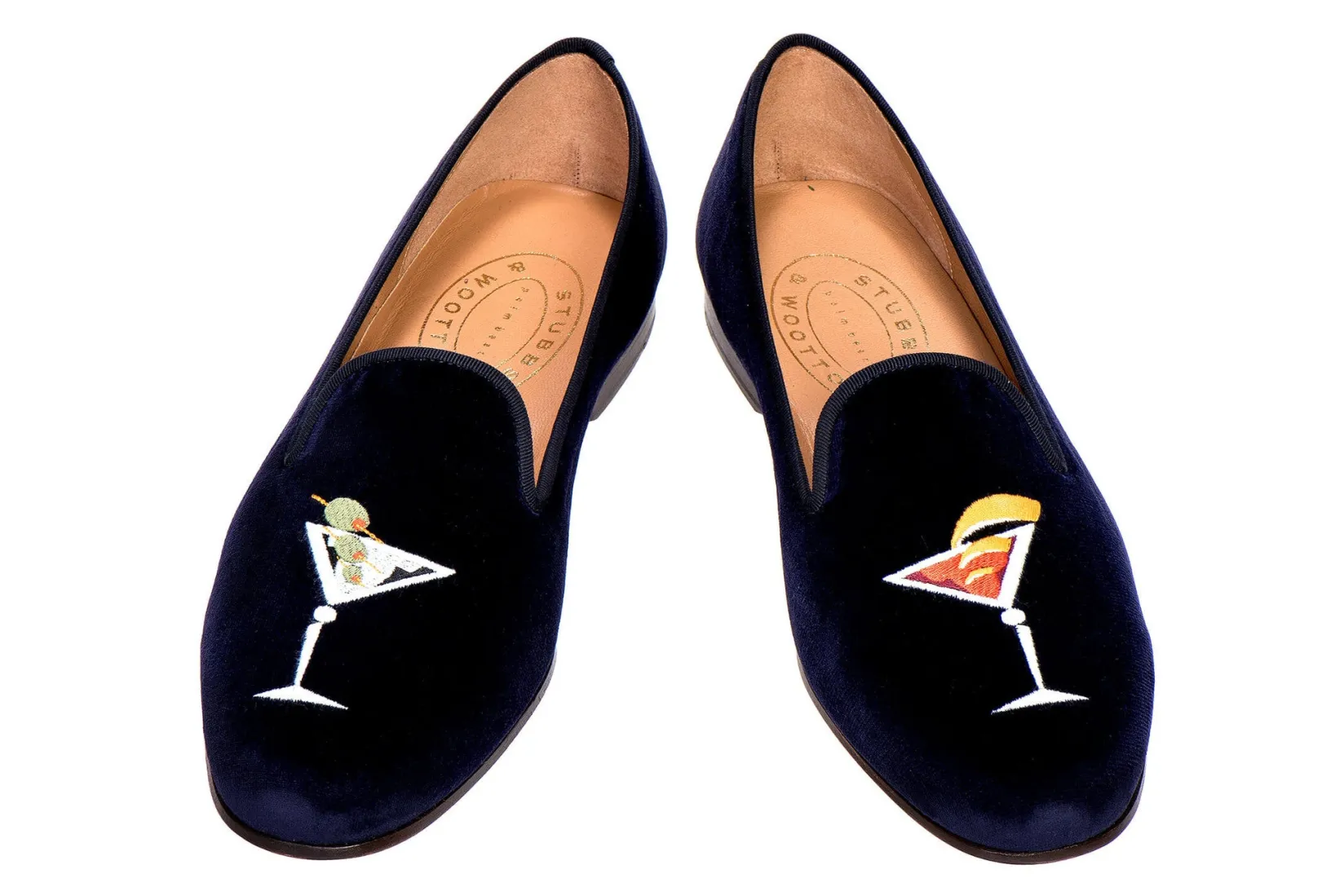 Stubbs & Wootton Martini Velvet Slipper (Men)