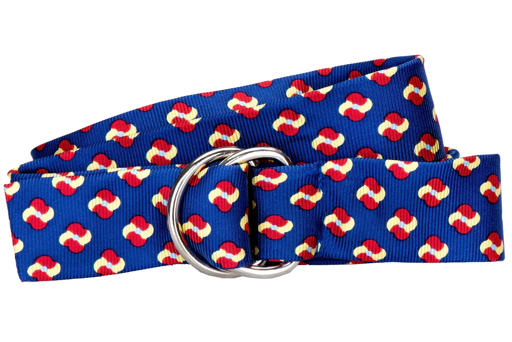 Stubbs & Wootton Medallion Ocean Silk Belt