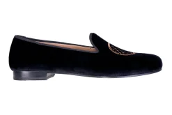 Women Stubbs & Wootton Metropolis Bronze Velvet Slipper (Women)