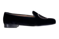 Stubbs & Wootton Metropolis Rosegold Velvet Slipper (Men)