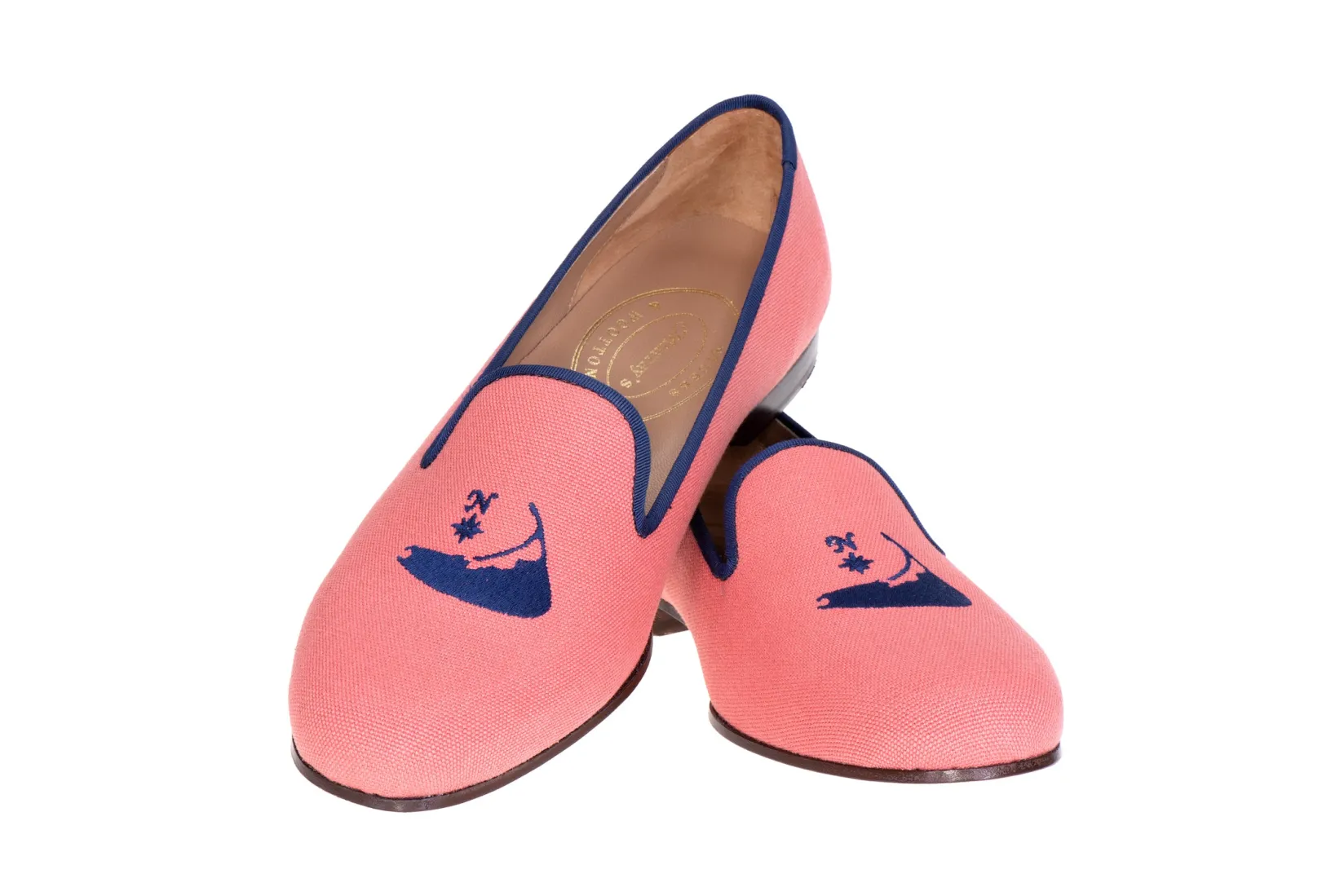 Women Stubbs & Wootton Murrays Logo Nantucket Slipper (Women)