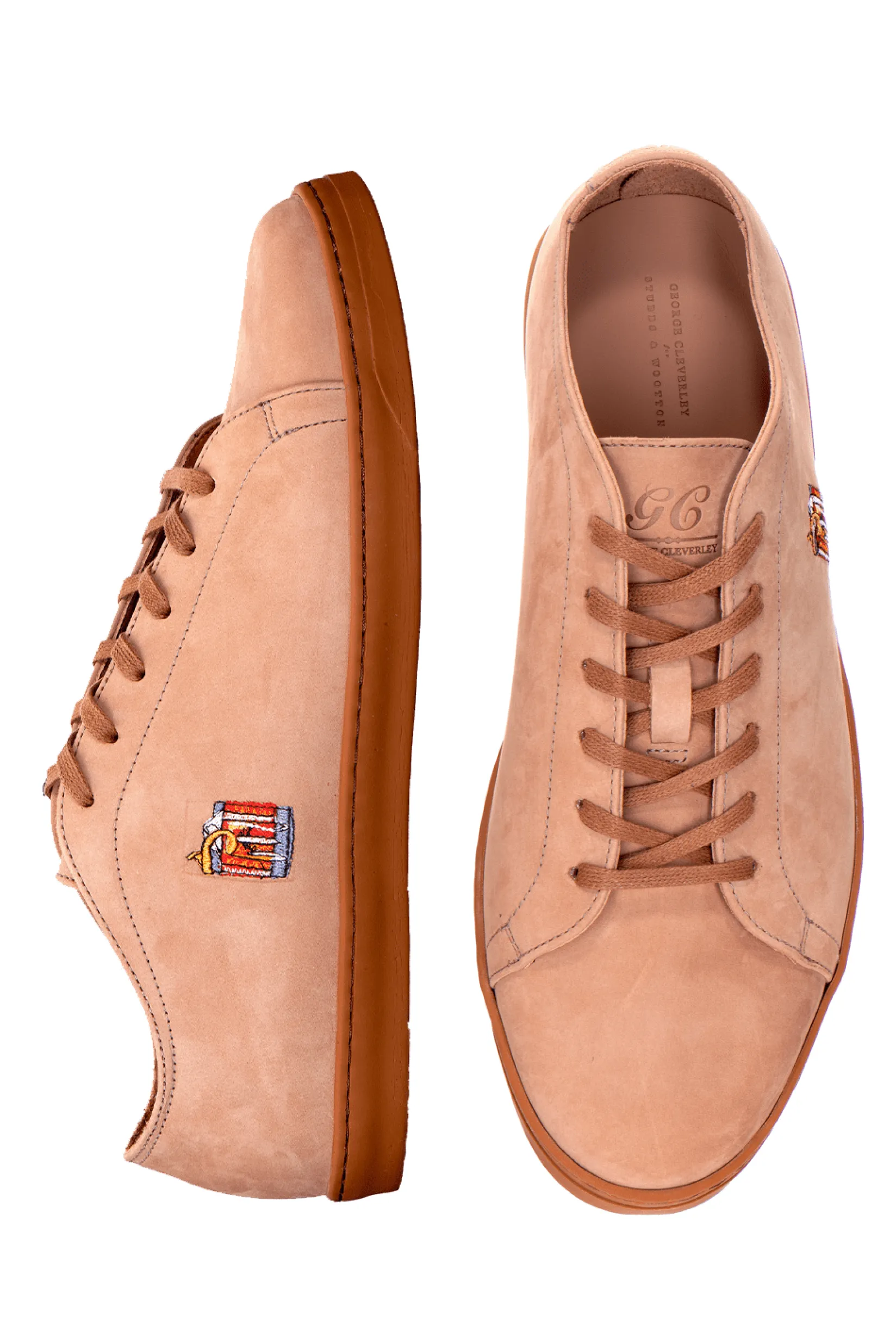 Stubbs & Wootton Negroni Nubuck Suede Trainer (Men)