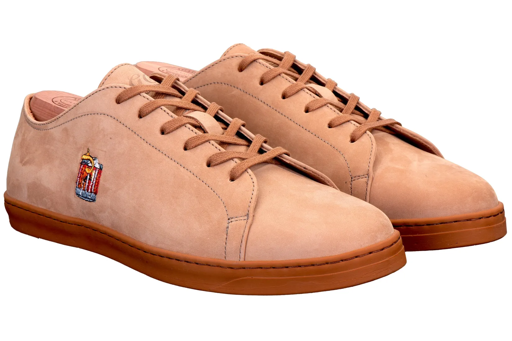 Stubbs & Wootton Negroni Nubuck Suede Trainer (Men)