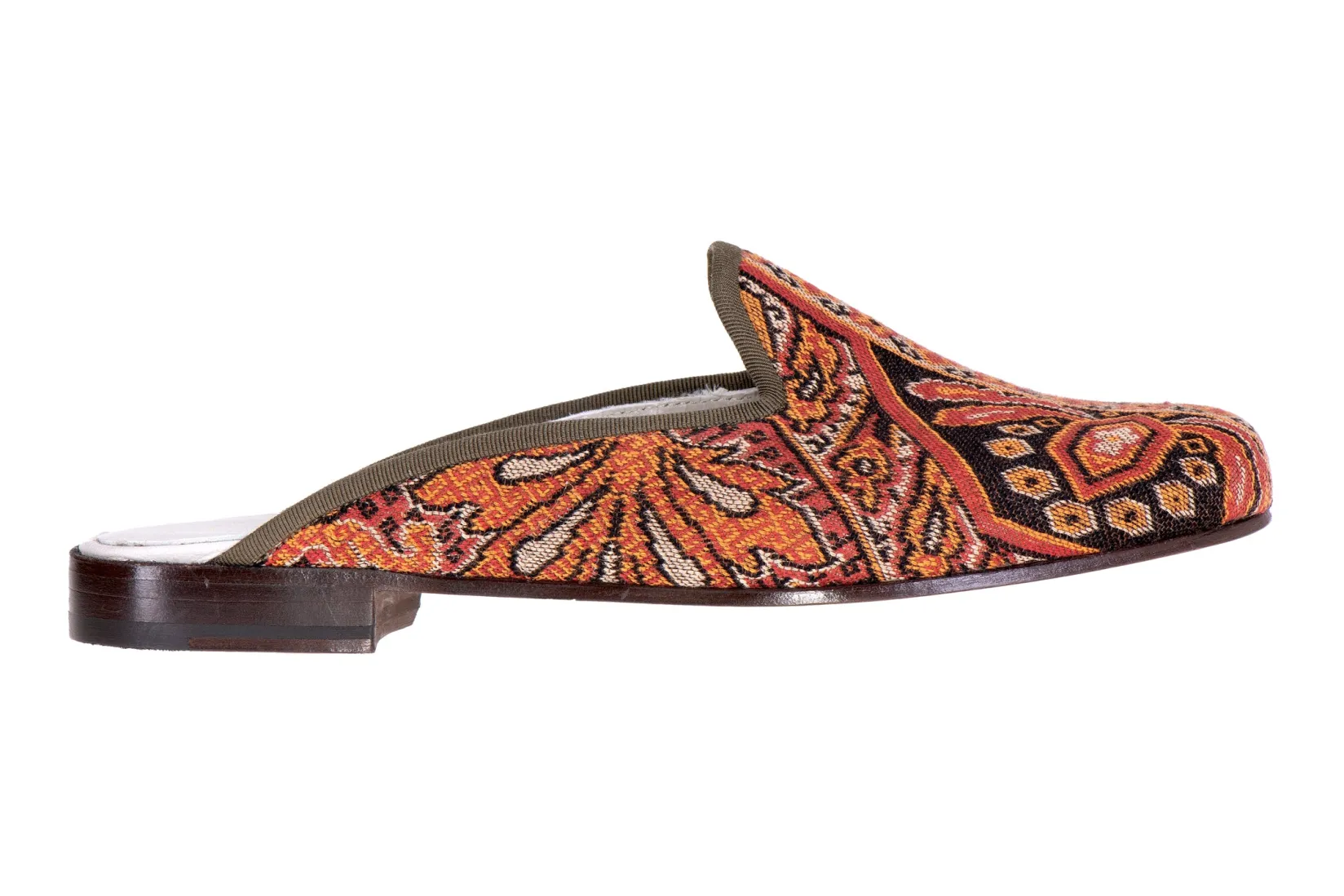 Women Stubbs & Wootton Paisley Shawl Mule (Women)