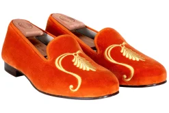 Women Stubbs & Wootton Paolina Velvet Slipper (Women)