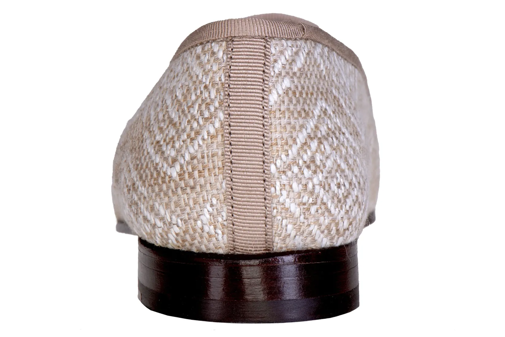 Women Stubbs & Wootton Perinne Beige Slipper (Women)