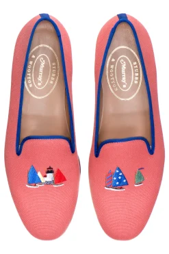 Women Stubbs & Wootton Rainbow Fleet Nantucket Slipper (Women)