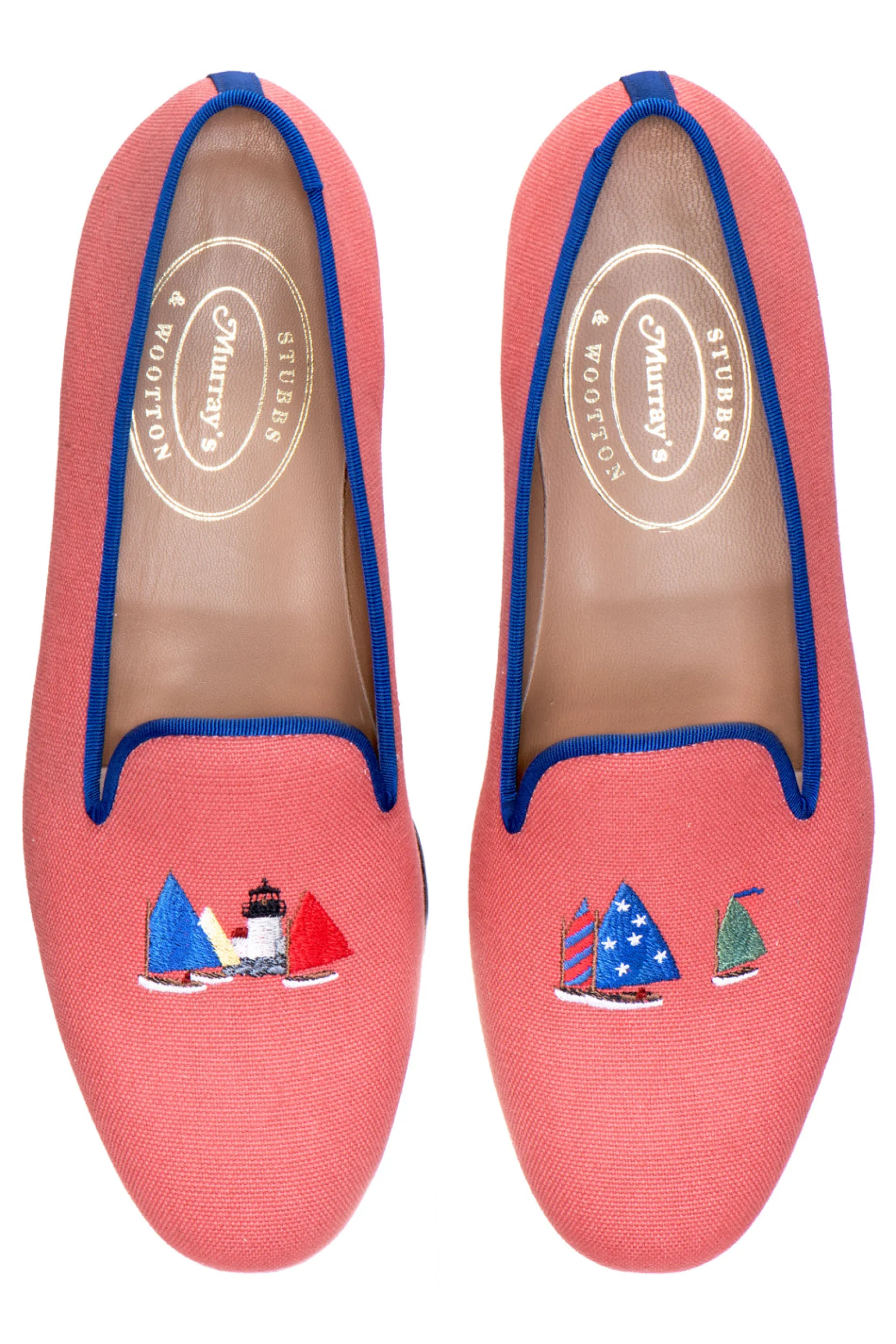 Women Stubbs & Wootton Rainbow Fleet Nantucket Slipper (Women)