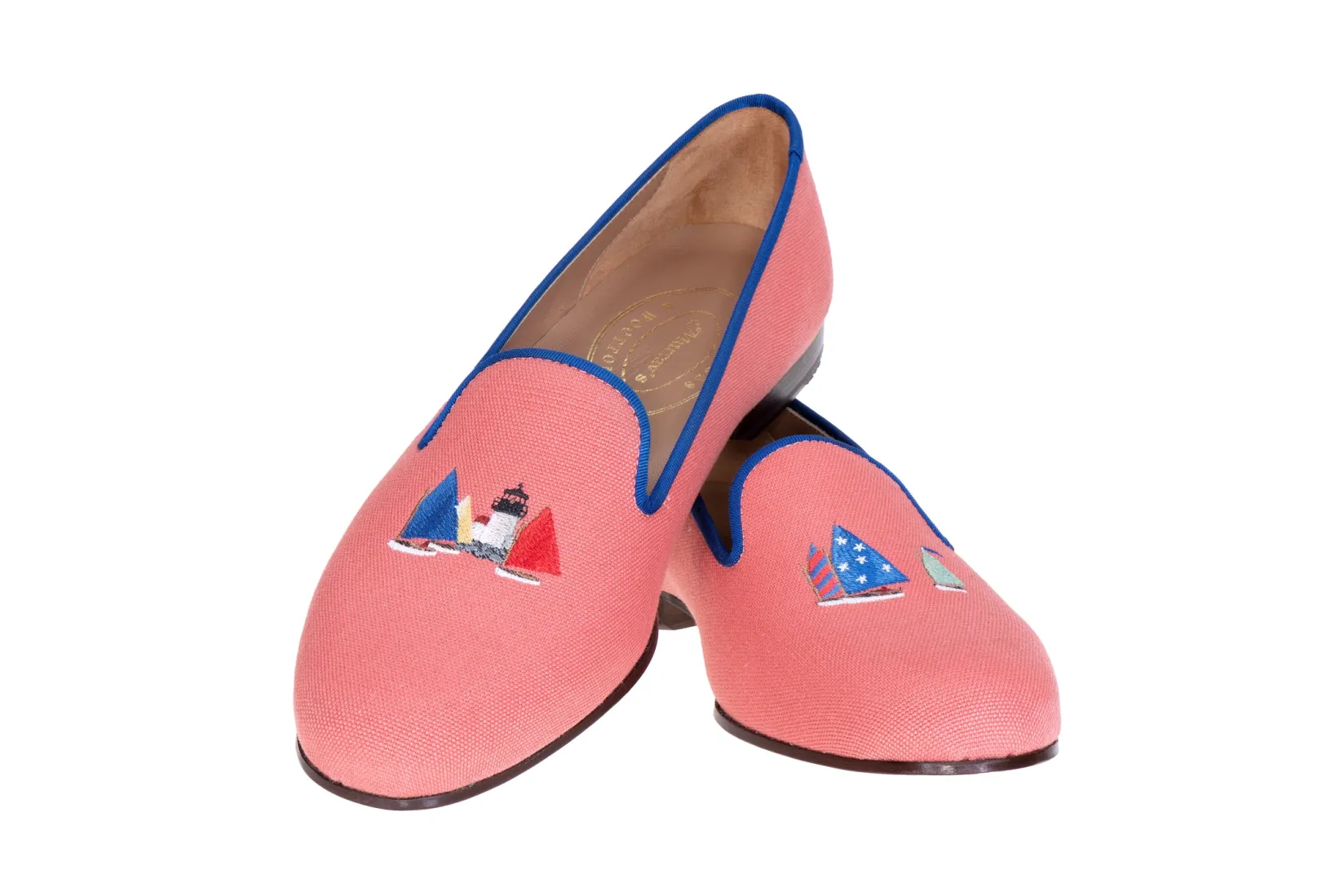 Women Stubbs & Wootton Rainbow Fleet Nantucket Slipper (Women)