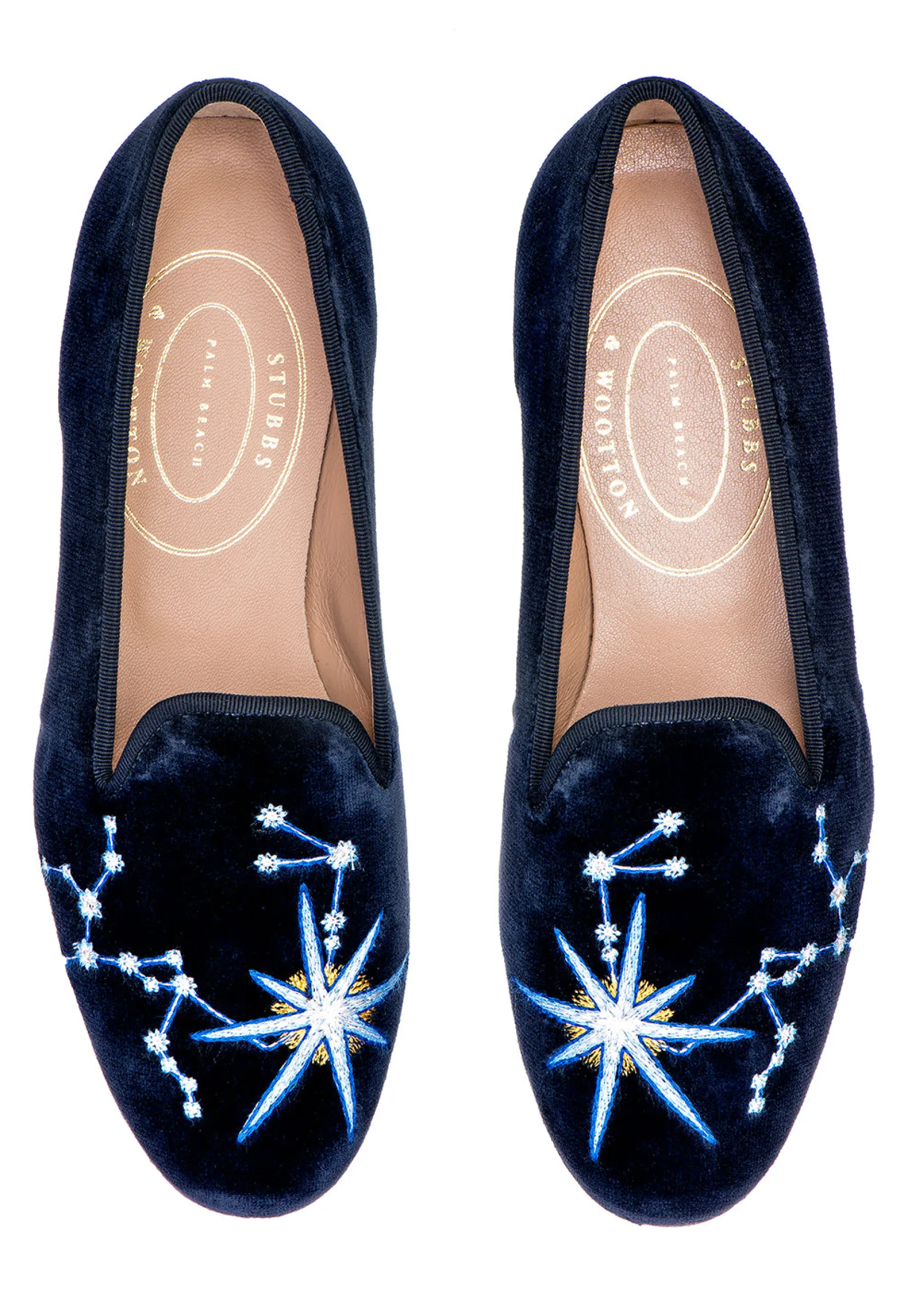 Stubbs & Wootton Sagittarius Velvet Slipper (Men)