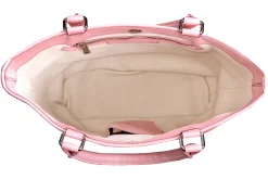 Stubbs & Wootton Salmon Raffia Midi Tote