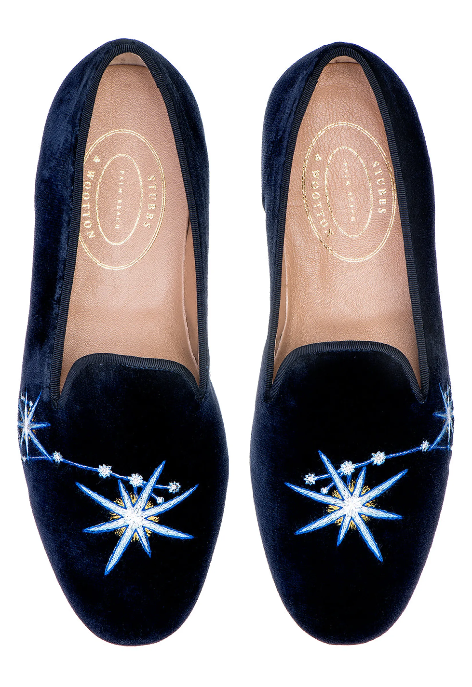 Stubbs & Wootton Scorpio Velvet Slipper (Men)