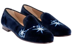 Stubbs & Wootton Scorpio Velvet Slipper (Men)