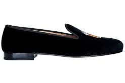 Stubbs & Wootton Scotch Velvet Slipper (Wide)