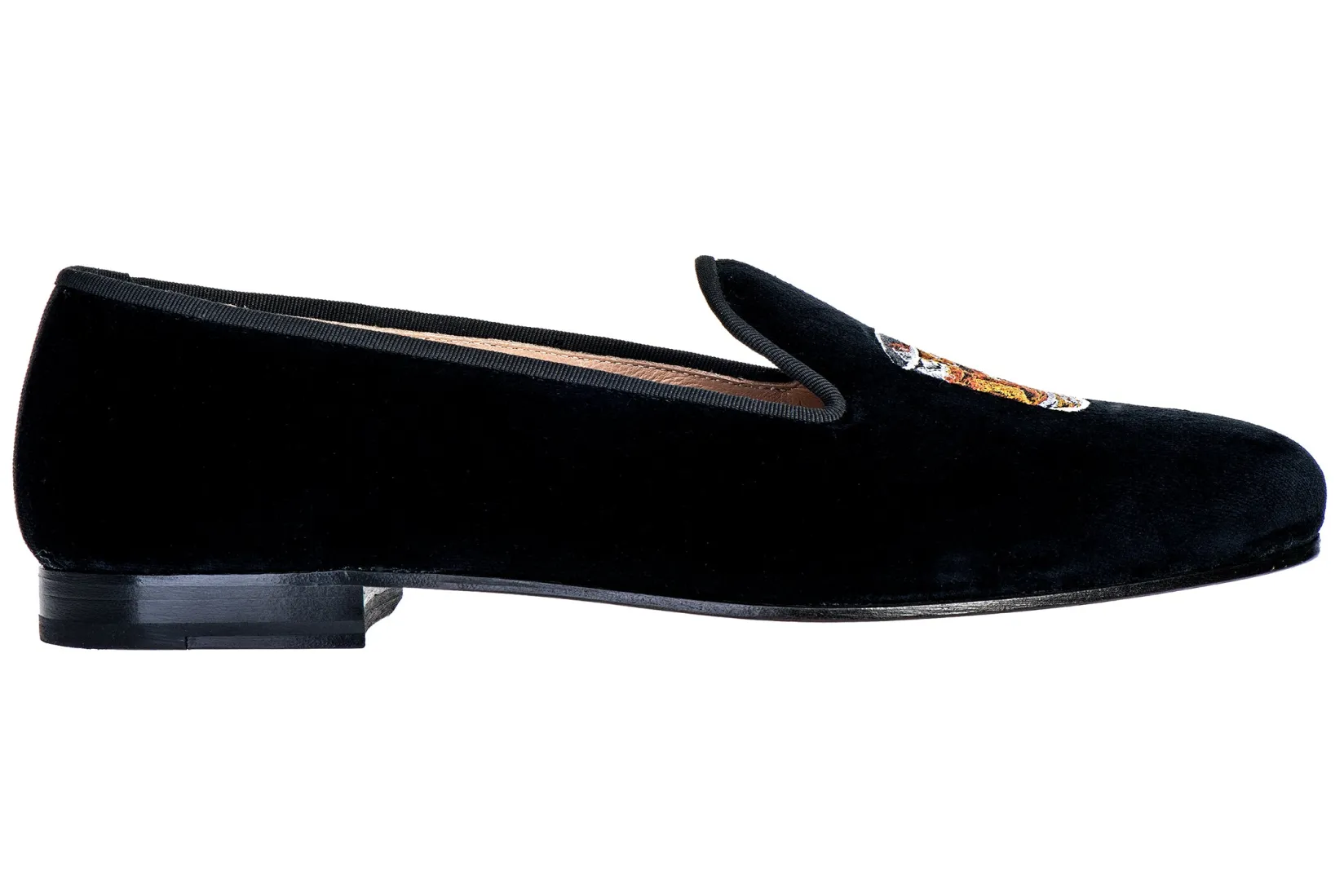 Stubbs & Wootton Scotch Velvet Slipper (Wide)