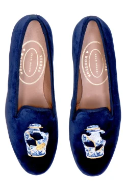 Women Stubbs & Wootton Shattered Ming Indigo (Women)