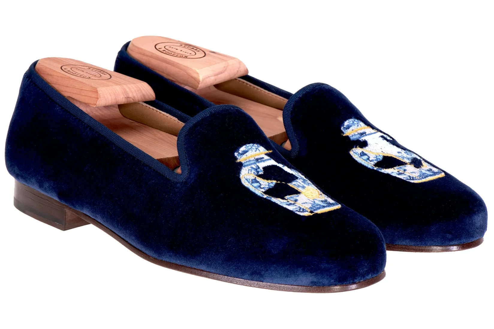 Women Stubbs & Wootton Shattered Ming Indigo (Women)