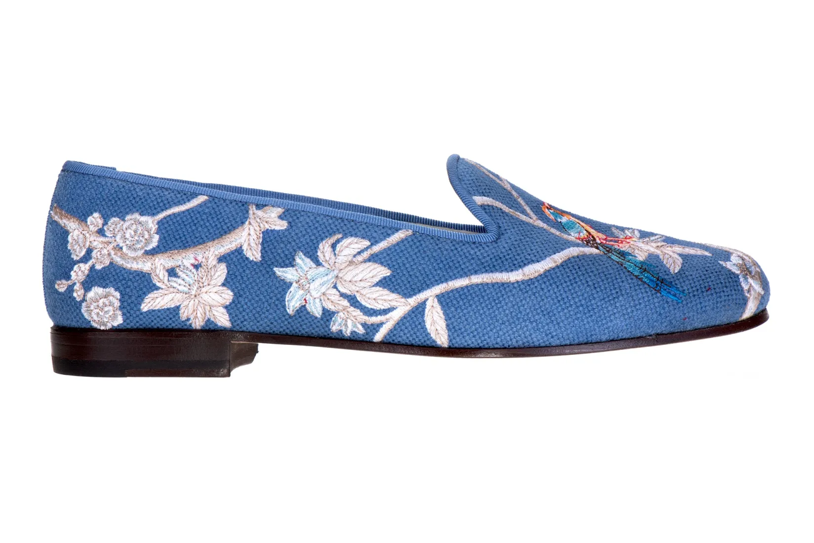 Women Stubbs & Wootton Snowbird Marlin Linen Slipper (Women)