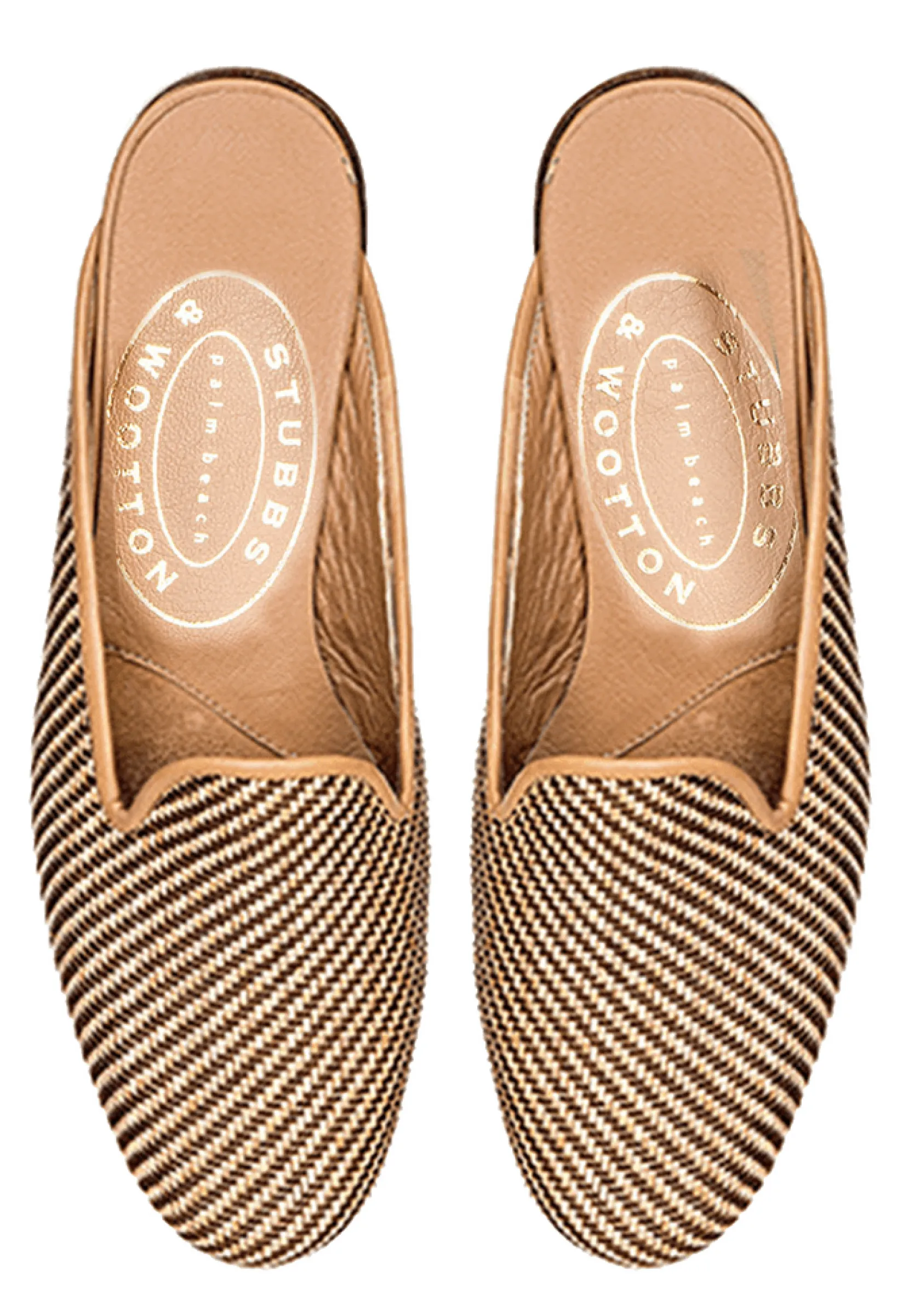 Women Stubbs & Wootton Straw Raffia Mule (Women)