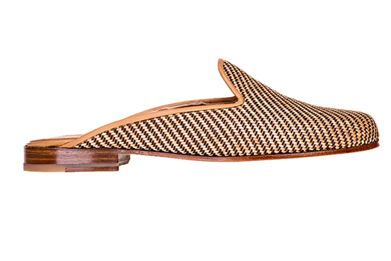 Women Stubbs & Wootton Straw Raffia Mule (Women)