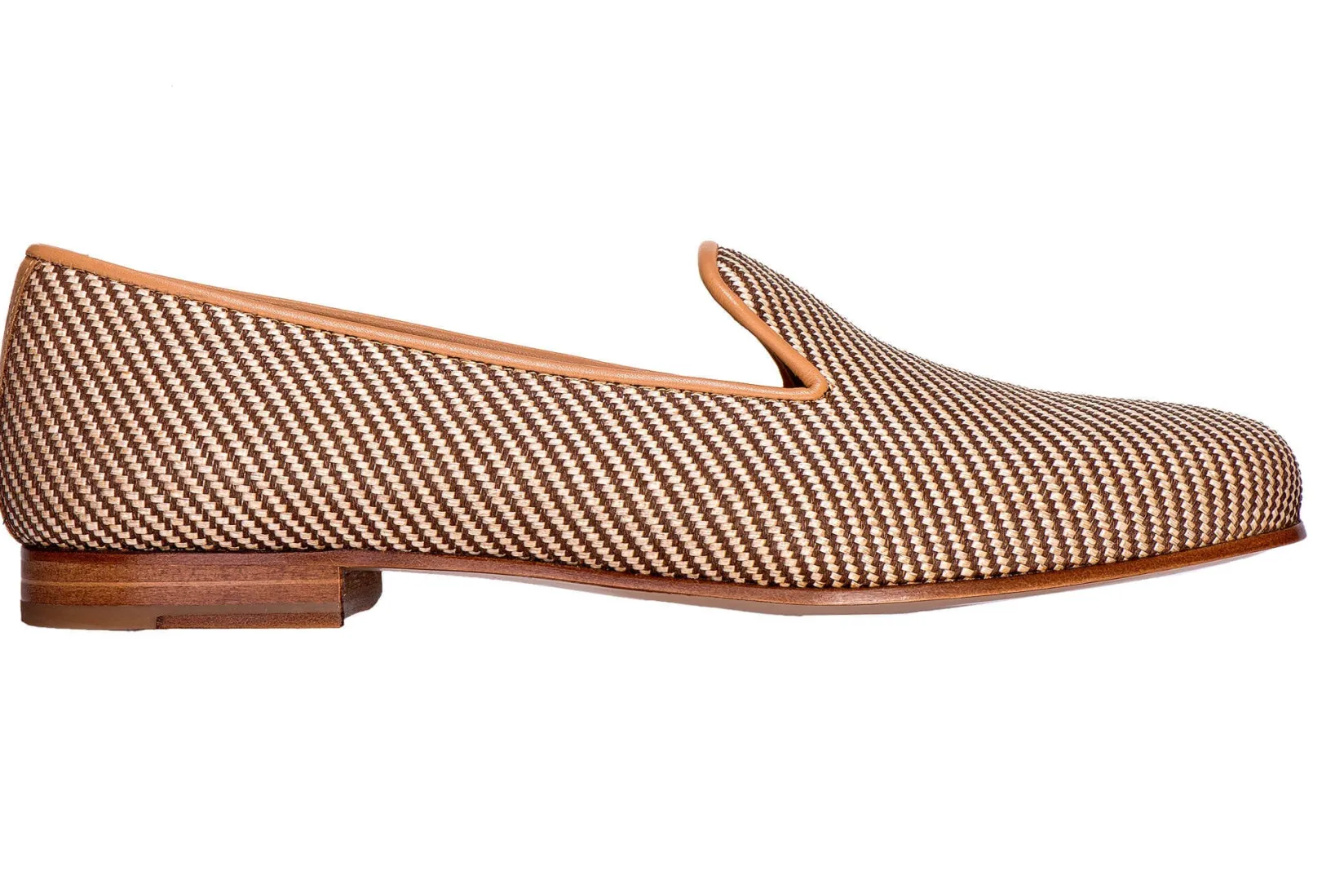 Stubbs & Wootton Straw Raffia Slipper (Men)