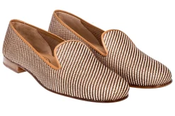Women Stubbs & Wootton Straw Raffia Slipper (Women)