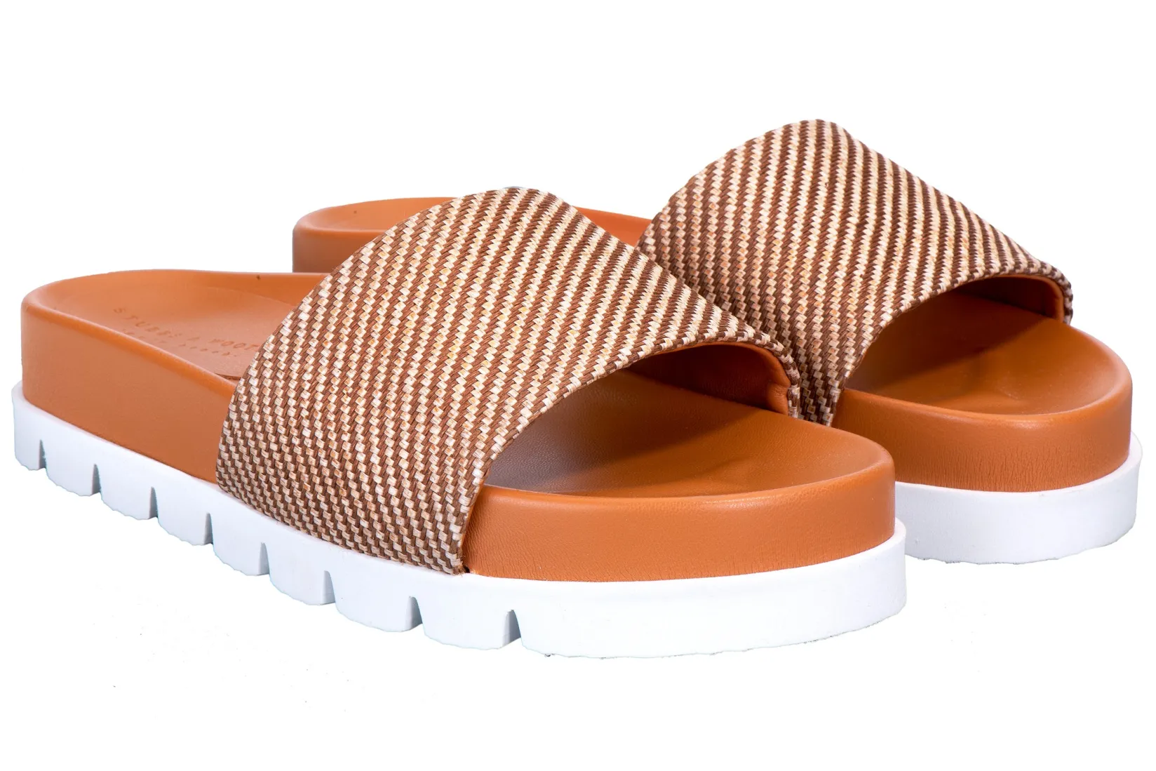 Women Stubbs & Wootton Straw Slip (Women)