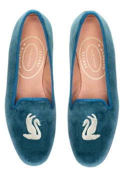 Women Stubbs & Wootton Swans Teal (Women)