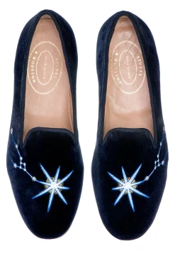 Stubbs & Wootton Taurus Velvet Slipper (Men)