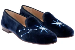 Stubbs & Wootton Taurus Velvet Slipper (Men)