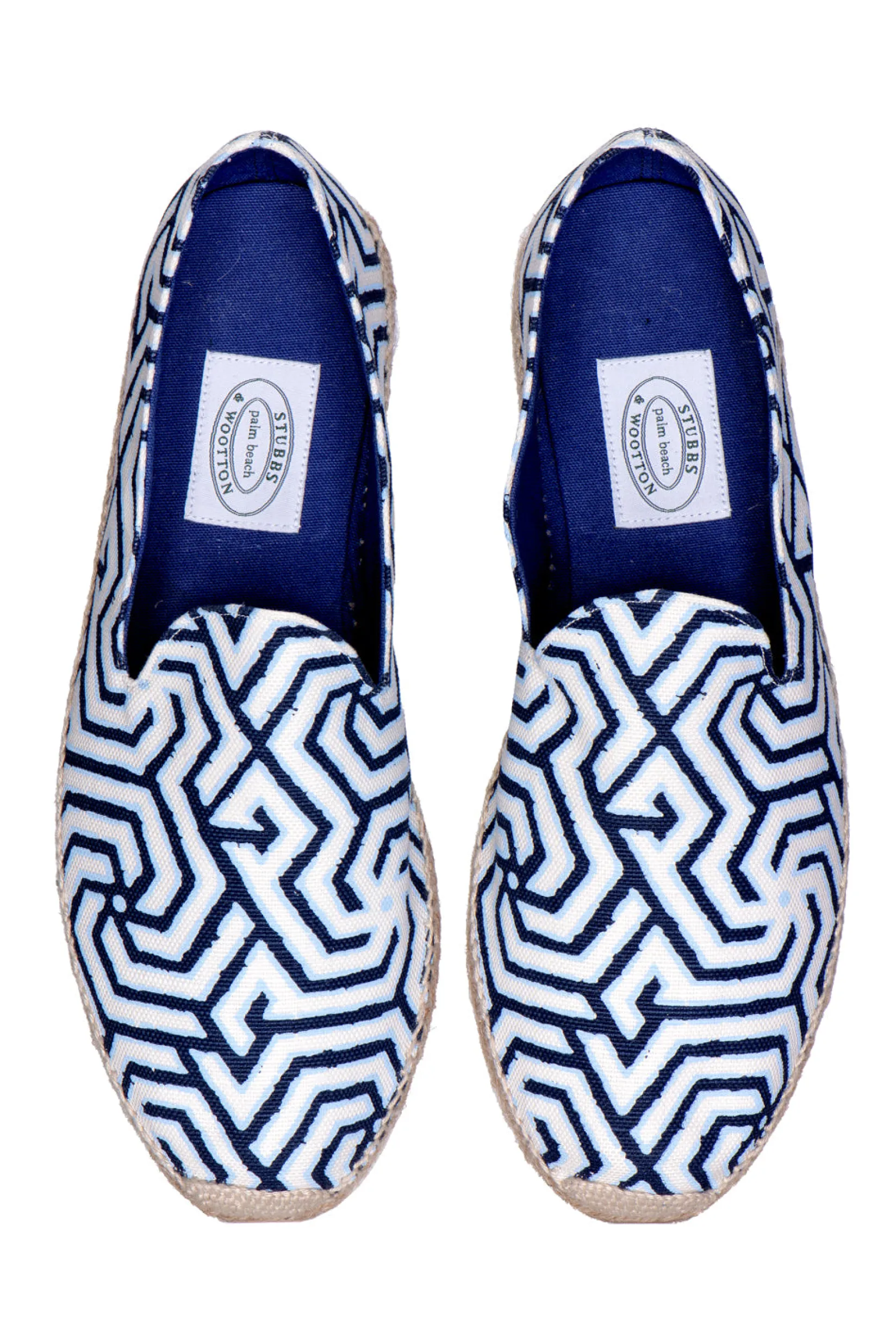 Stubbs & Wootton Tesselate Azure Gatsby (Men)