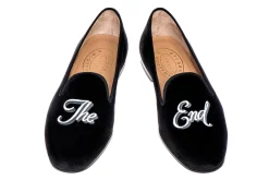 Women Stubbs & Wootton The End Velvet Slipper (Women)