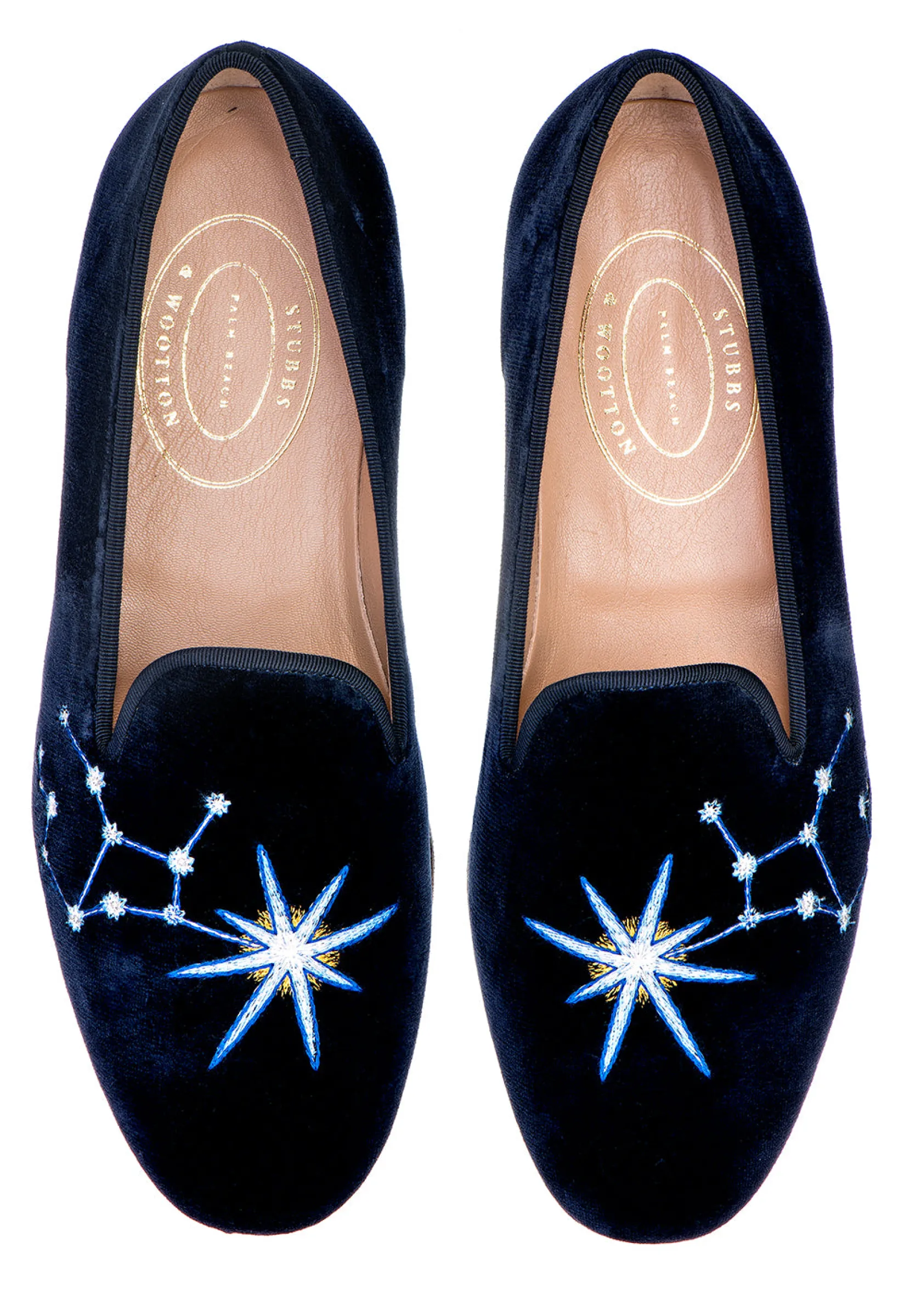 Women Stubbs & Wootton Virgo Velvet Slipper (Women)