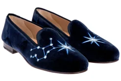 Stubbs & Wootton Virgo Velvet Slipper (Men)