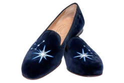 Stubbs & Wootton Virgo Velvet Slipper (Men)