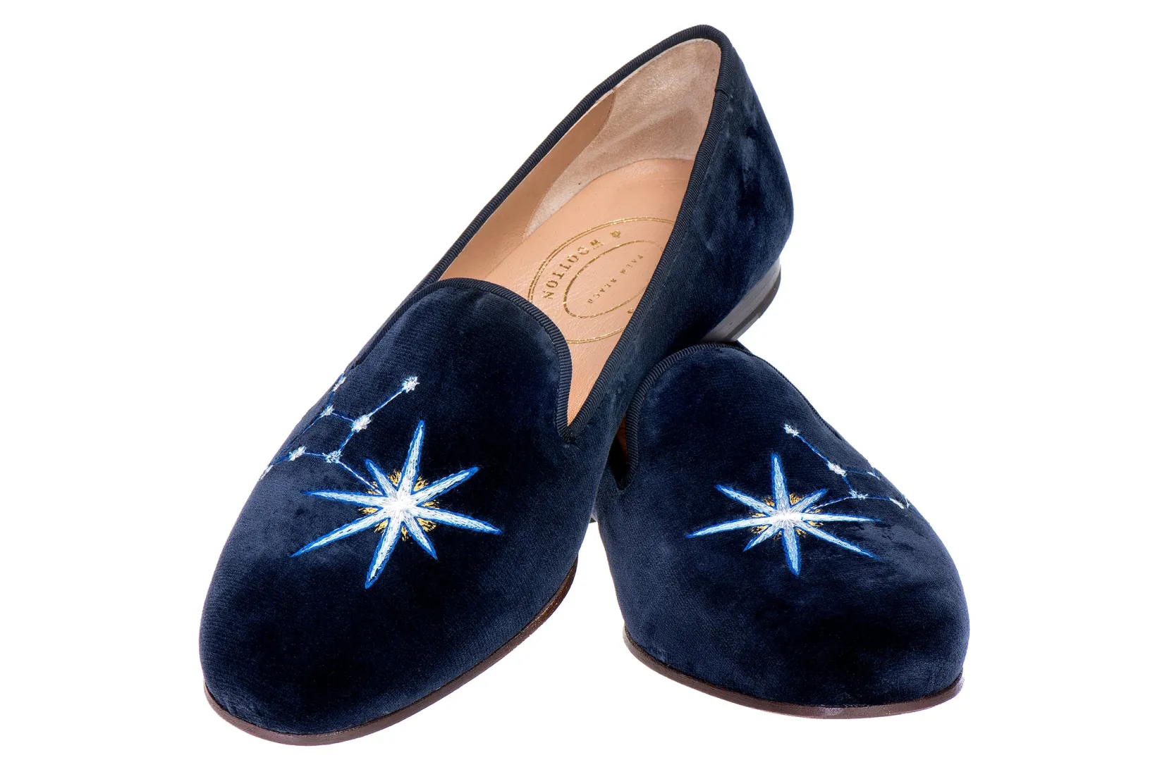 Stubbs & Wootton Virgo Velvet Slipper (Men)