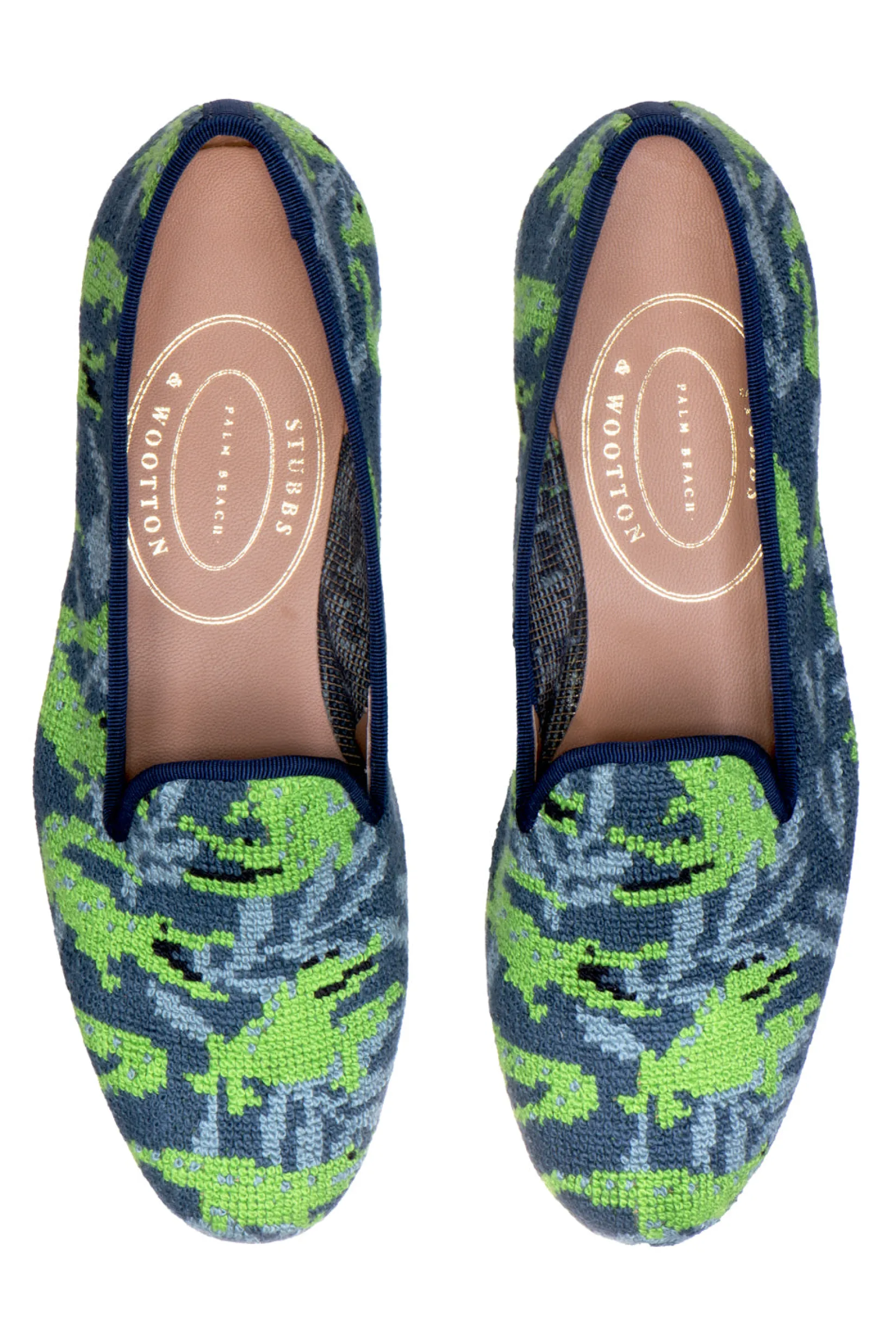 Women Stubbs & Wootton Wetlands Needlepoint Slipper (Women)